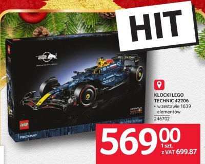 Zabawka klocki LEGO TECHNIC 42206 w zestawie 1639 elementów promocja w Selgros