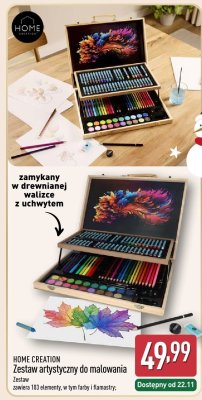 Zestaw artystyczny do malowania  promocja w Aldi