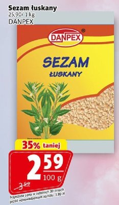 Sezam łuskany DANPEX promocja w Prim Market