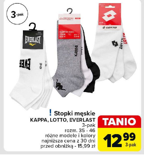 Skarpety męskie 43-45 Kappa promocja