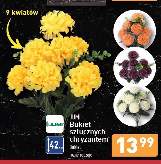 Bukiet chryzantem 45-55 cm Jumi promocja