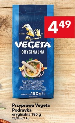 Przyprawa Vegeta Podravka oryginalna 180 g promocja w LEWIATAN