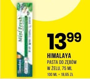 Pasta do zębów HIMALAYA promocja w Drogerie Natura