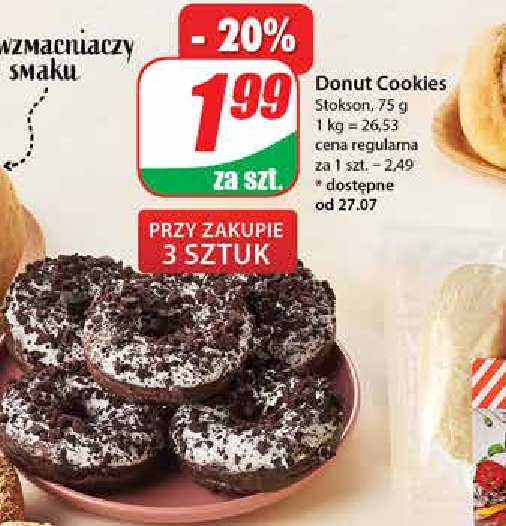 Donut cookies Stokson promocja