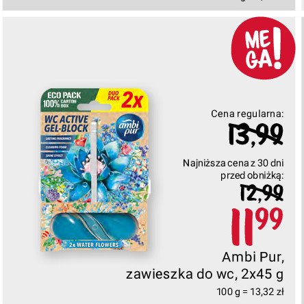 Zawieszka water flowers Ambi pur promocja