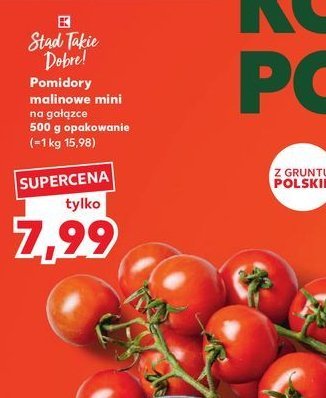 Pomidory malinowe na gałązce K-classic stąd takie dobre! promocja