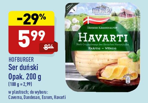 Ser esrom Hofburger promocja