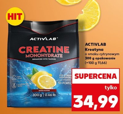 Kreatyna monohydrat o smaku cytrynowym promocja w Kaufland