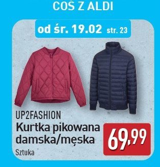 Kurtka pikowana Up2fashion promocja w Aldi