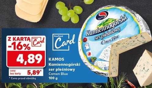 Ser pleśniowy kamiennogórski Kamos promocja