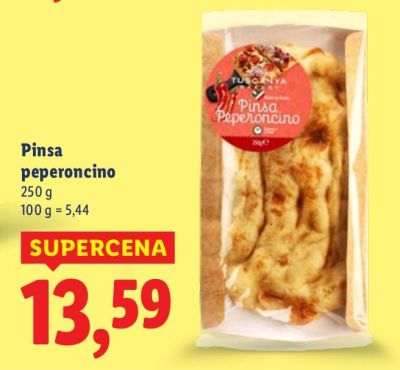 Pinsa peperoncino promocja w Lidl