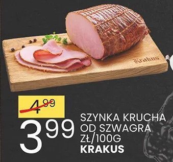 Szynka krucha od szwagra Krakus promocja w Wafelek