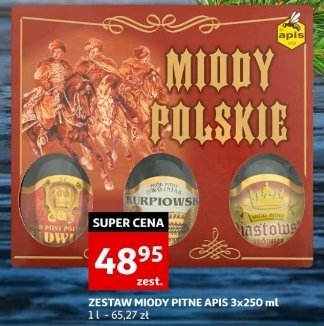 Półtorak jadwiga + dwójniak kurpiowski + trójniak piastowski Apis miody polskie promocja