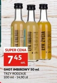 Sok naturalny z imbiru, miodu, cytryny i ananasa 艁YK ENERGII promocja