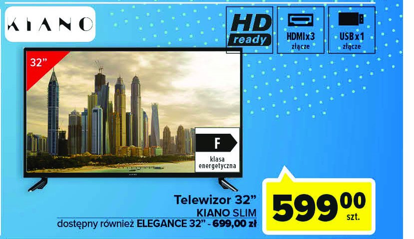 Telewizor 32'' elegance Kiano promocja
