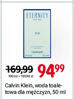 Woda toaletowa Calvin klein eternity air men promocje