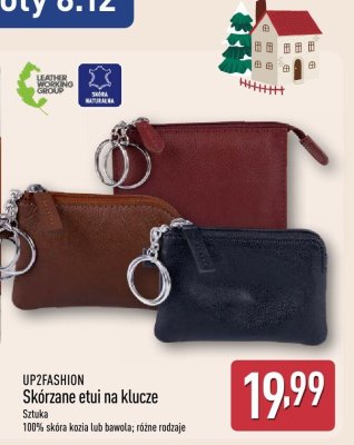 Skórzane etui na klucze UP2FASHION promocja w Aldi