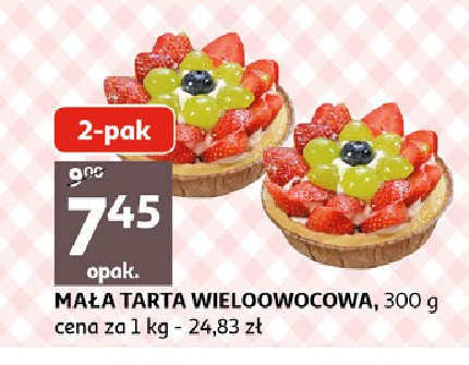 Ma艂a tarta z owocami promocja