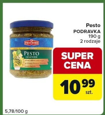 Pesto PODRAVKA promocja w Carrefour Express