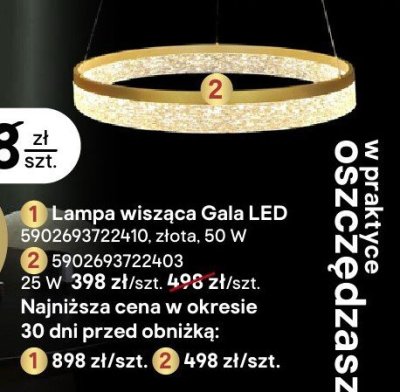 Lampa wisząca Gala LED 590269322403 25 W promocja w Castorama