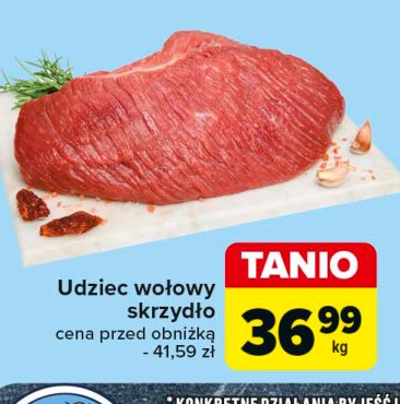 Udziec wołowy skrzydło promocja