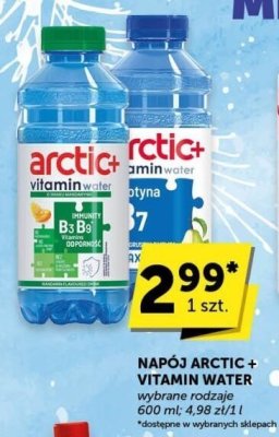 Napój Arctic+ Vitamin Water promocja w Groszek