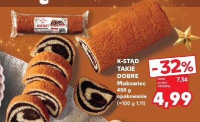 Makowiec 450 g opakowanie promocja w Kaufland