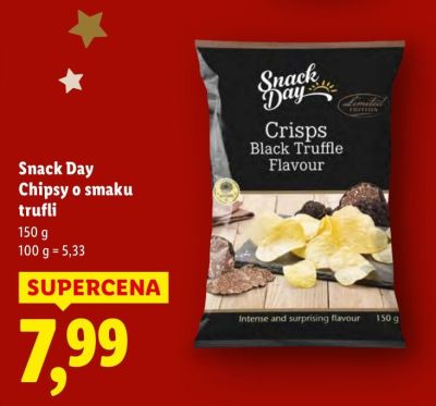 Chipsy o smaku trufli 150 g promocja w Lidl