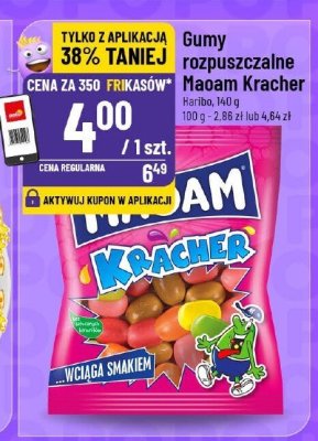 Gumy owocowe rozpuszczalne Maoam Kracher promocja w POLOmarket