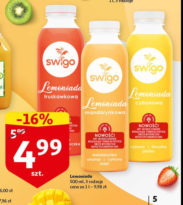 Lemoniada cytrynowa Swigo promocje