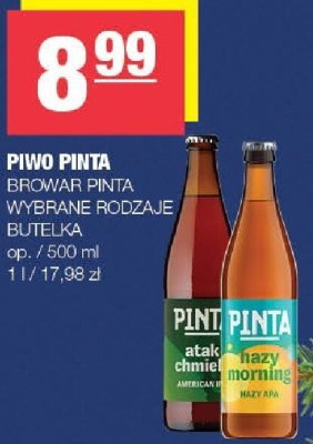 Piwo Pinta promocja w SPAR