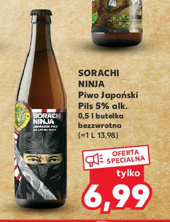 Piwo Sorachi ninja promocja