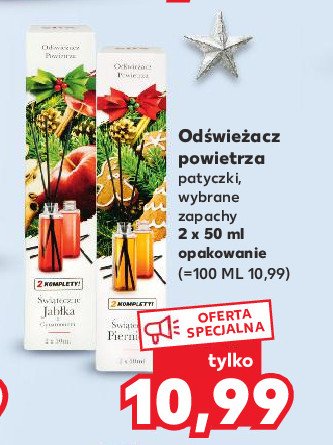 Patyczki zapachowe świąteczne pierniczki promocja