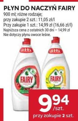 Płyn do naczyń Fairy różne rodzaje promocja w Stokrotka