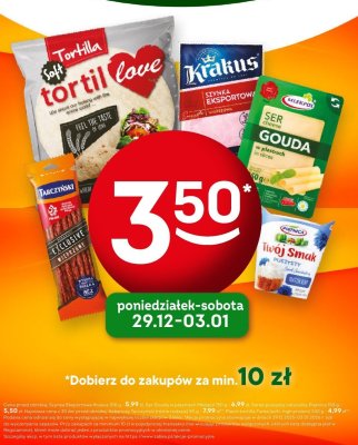 Ser Gouda w plastrach Mlekpol promocja w Żabka