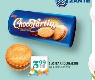Ciastka chocotartin ZANTE promocje