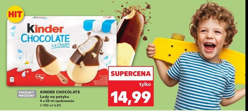 Lody Kinder chocolate promocja w Kaufland