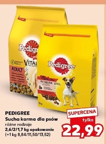 Karma dla psa kurczak Pedigree vital promocja