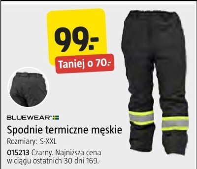 Spodnie termiczne m臋skie promocja w Jula