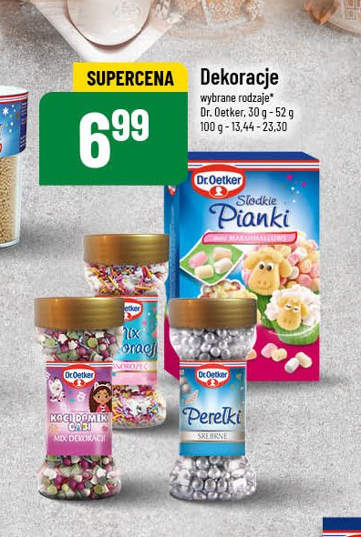 Słodkie pianki Dr. oetker promocja