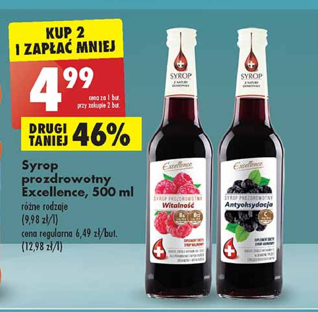 Sok aronia bio Excellence promocja