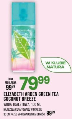 Perfumy Elizabeth Arden Green Tea Coconut Breeze woda toaletowa damska 100 ml promocja w Drogerie Natura