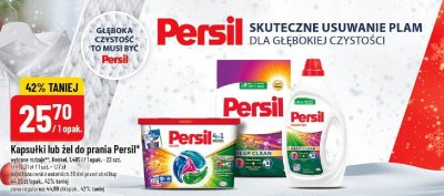 Kapsułki lub żel do prania Persil promocja w POLOmarket