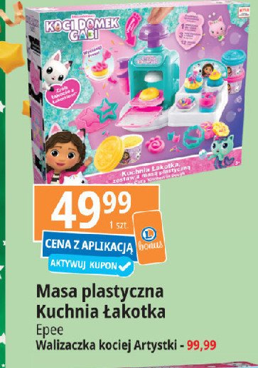 Masa plastyczna koci domek gabi kuchnia łakotka Epee promocja w Leclerc