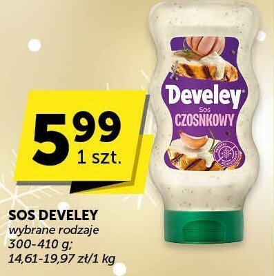 Sos Develey, wybrane rodzaje promocja w Groszek