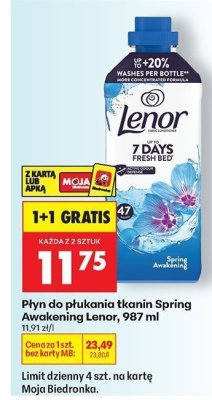 Płyn do płukania tkanin promocja w Biedronka