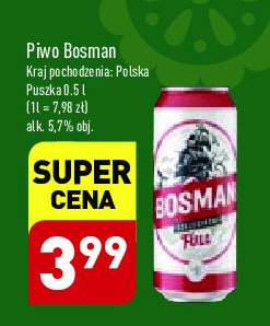 Piwo Bosman full promocja