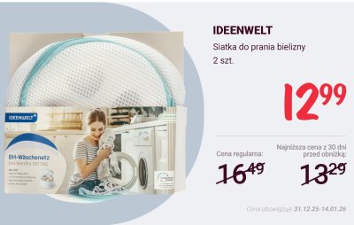 Siatka do prania bielizny 2 szt. promocja w Rossmann