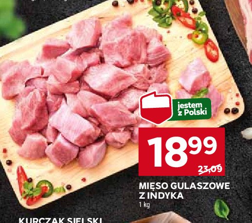 Mięso gulaszowe z indyka polska promocja