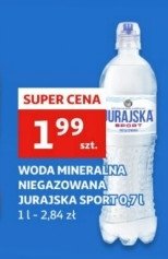 Woda niegazowana Jurajska sport promocja